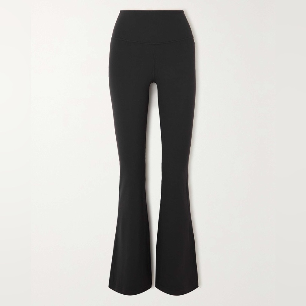 Lululemon Black Flare Yoga Workout Leggings size 10